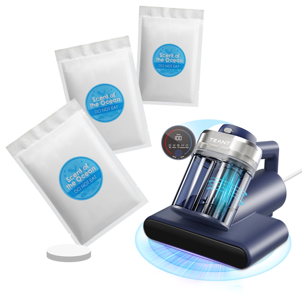 Teant 15 Pcs Aroma Tablets, Accessory of Teant Blue Pink and Gray Upgrade Mattress Vacuum, Scent of The Ocean